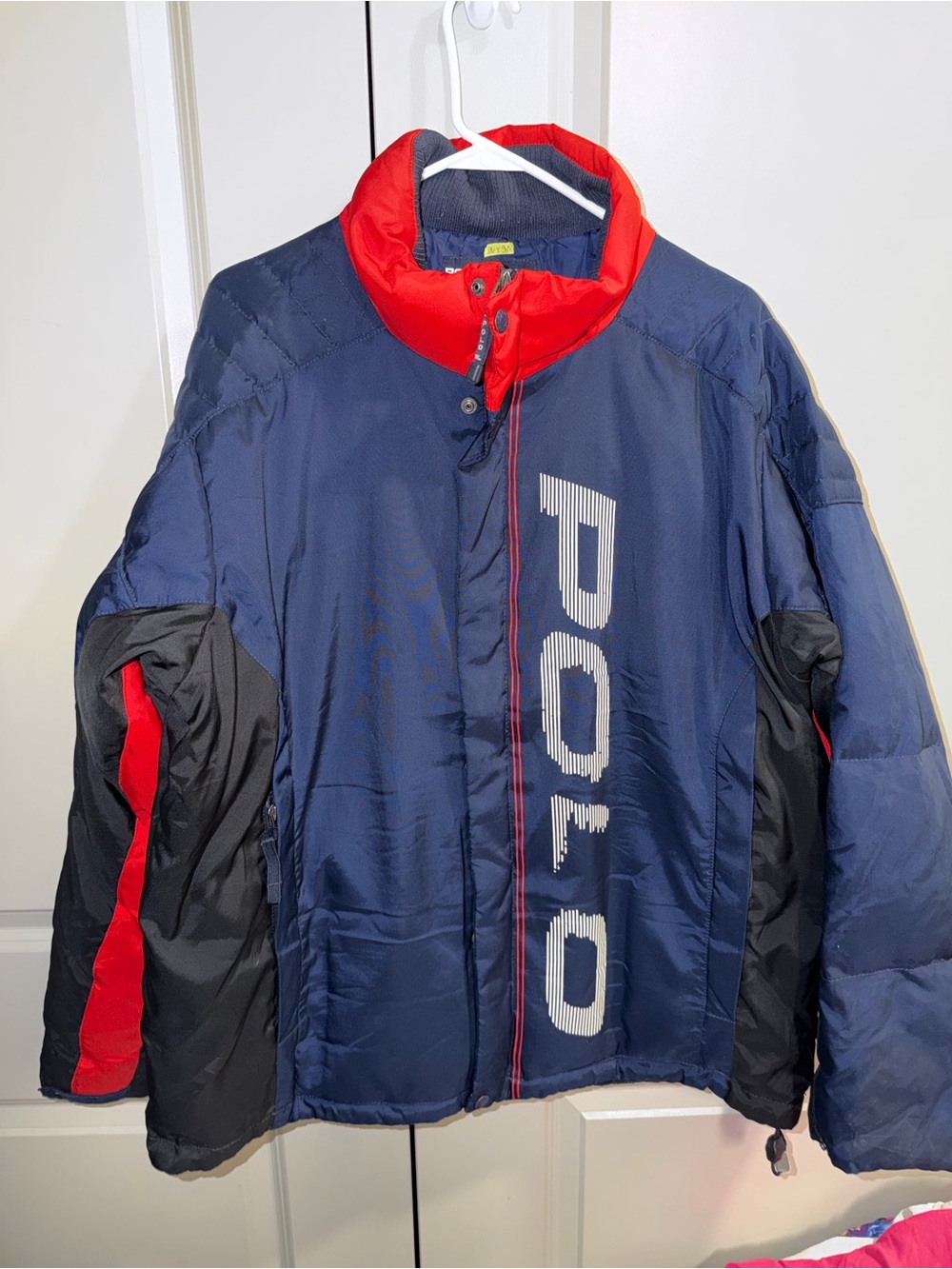 Polo Sport Ralph Lauren Adult Navy & Red Puffer Jacket